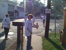 Another Weldon's watering volunteer !!